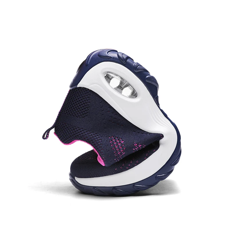 Women Tennis Shoes Breathable Air Cushion Shoes for Women Sneakers Lace-up Mesh Sports Shoes Comfortable Trainers Sneakers