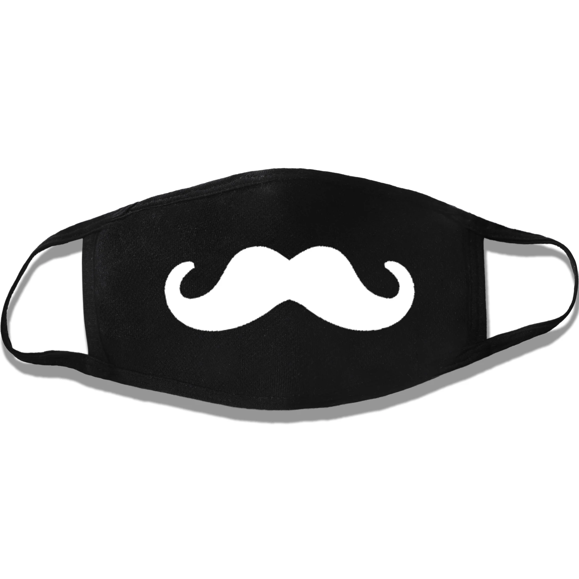 Картонная печать маски против пыли для рта и лица корейской поп-музыки аниме унисекс из милой ткани, многоразовые двойные маски.