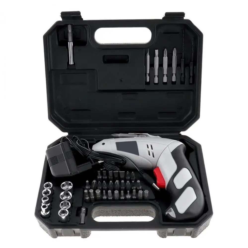 4 8 В перезаряжаемая медная электрическая отвертка с 45 шт. аксессуары