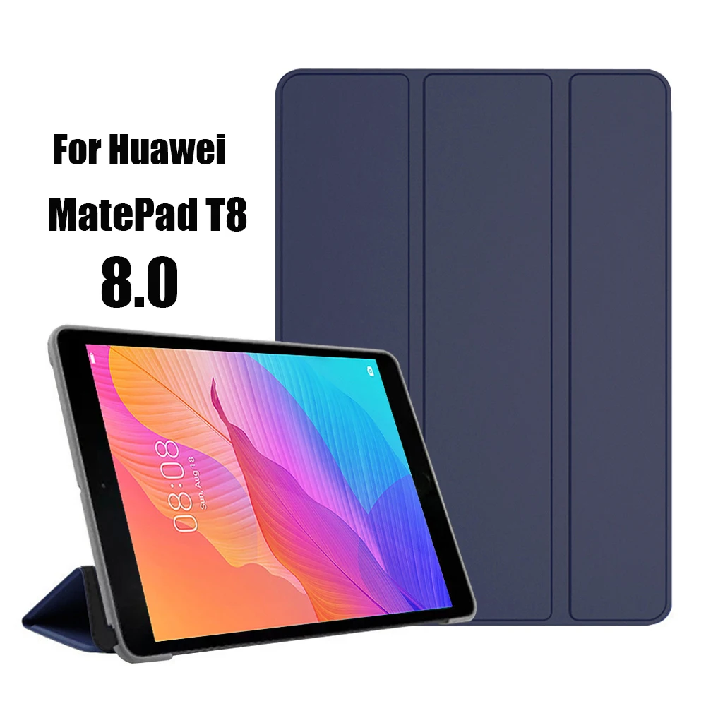 PU Leather Cover For Huawei MatePad MatePad T8 8.0 Case Flip Cover for Funda Huawei MatePad T8 T 8 inch KOB2-L09 Tablet Case for huawei matepad 10 4 11 tablet case leather flip cover stand case for matepad pro 10 8 t10s t8 funda case for honor v6 10 4