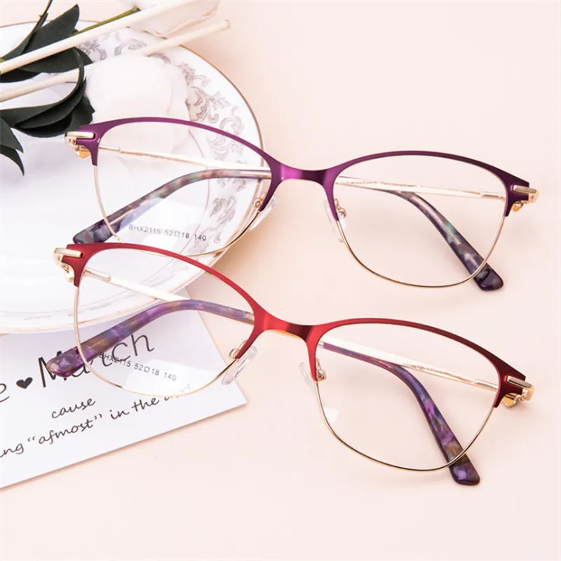 Модные очки в стиле кошачий глаз женские высококачественные оптические оправы