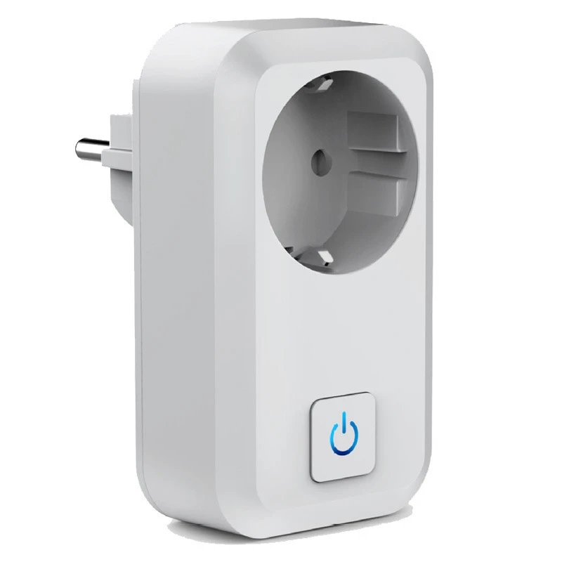Smart Wifi Power Plug with Monitor Home Wireless Socket Works for Alexa Google Tuya App EU | Электроника