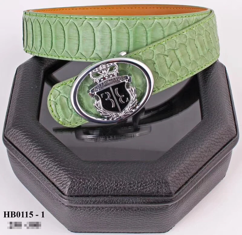 light green Мужской Пояс Миллионера из змеиной кожи, новинка, модная повседневная английская Пряжка из сплава, высокое качество, большой размер 105-130 см - Цвет: light green