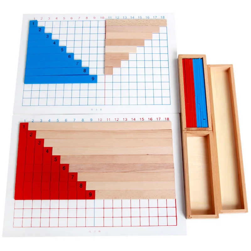 

Montessori Mathematics Teaching Aid Addition Subtraction Board Enlightenment Intellectual Development Parent-child Communication