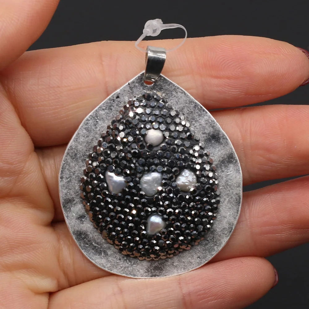 

New Retro Golden&Silver Color Alloy Pendants Reiki Heal Turquoises for DIY Necklace Earrings Jewelry Making Accessories