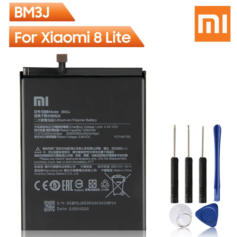 Оригинальный аккумулятор Xiao Mi BM3M для XiaoMi Mi9 SE 9 BM3J MI8 Lite BM3L Xiaomi MI9 M9 MI BM4J Redmi Note 8