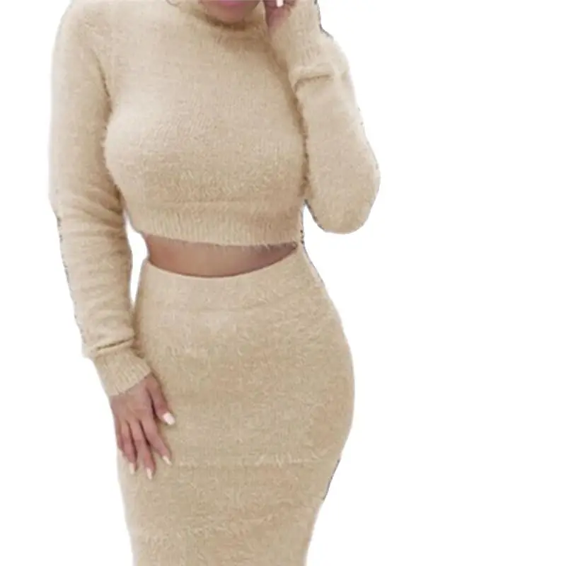 Комплект (2 шт.) осенний женский бандажный костюм с длинным рукавом из флиса