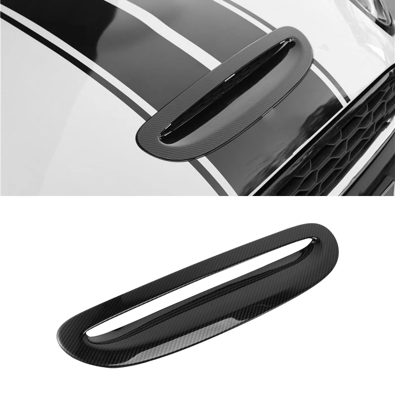 

Carbon Fiber Car Hood Air Flow Intake Cover Vent Cover Trim for MINI Cooper F55 F56 One 3 Doors 2014-2021