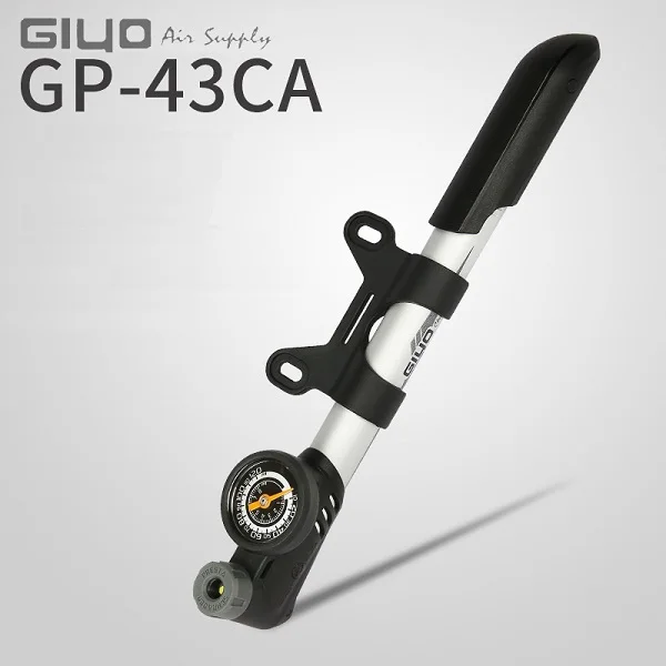 GP-43CA Giyo умная головка Велоспорт мини насос Schrader Presta дорожный велосипед «умный» клапан велосипедный насос 120psi t-ручка с манометром MTB насос - Цвет: GP-43CA
