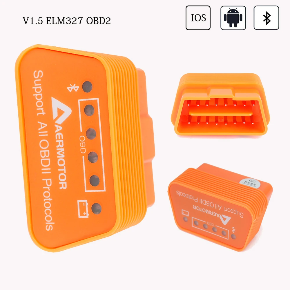 Диагностический сканер ELM327 V1.5 OBD 2 для Mitsubishi Lancer/PAJERO 3 V/ PAJERO SPORT5/ASX 2007 Auto OBDII| |