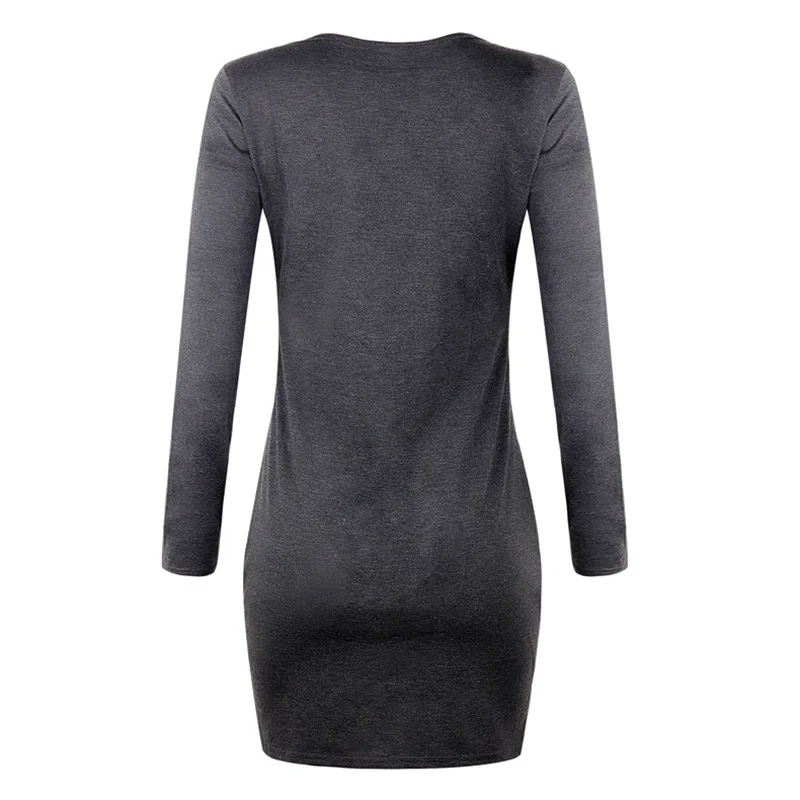 

Autumn Maternity Dress Solid O-neck Long Sleeves Women Casual Bodycon Dress Ladies Fashion Pregnant Women Vestidos