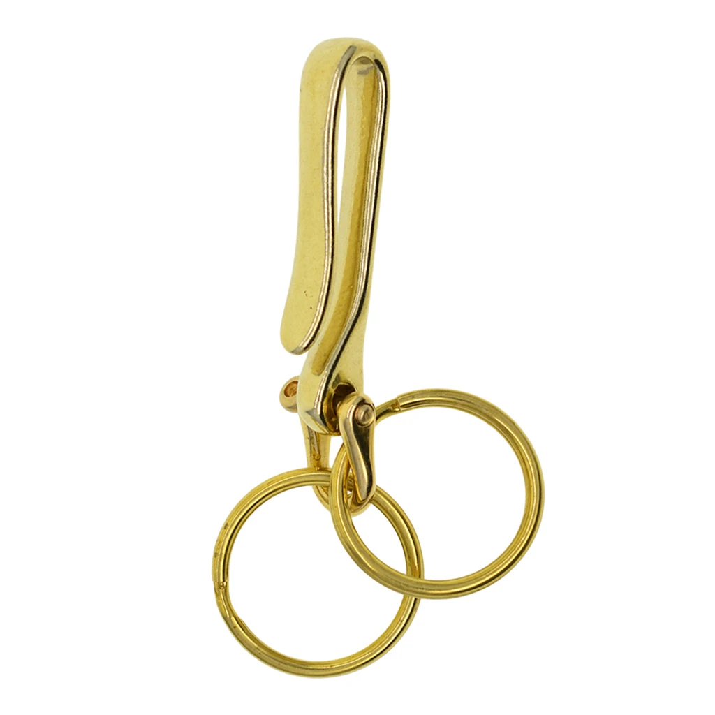 Мужские латунный брелок для ключей крючки станок и оснастка застежками