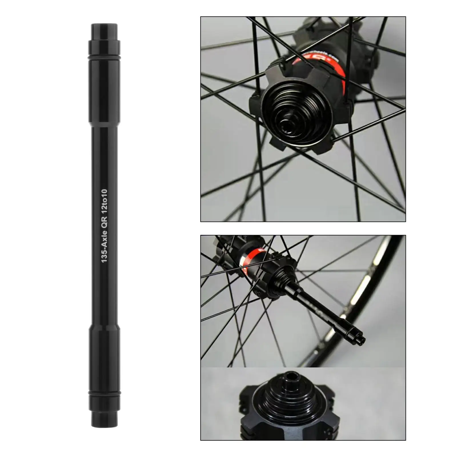 

12 Mm to 10 Mm QR Adapter Through Axle Hub 135/142/148 Mm Wheel Hub Adapter