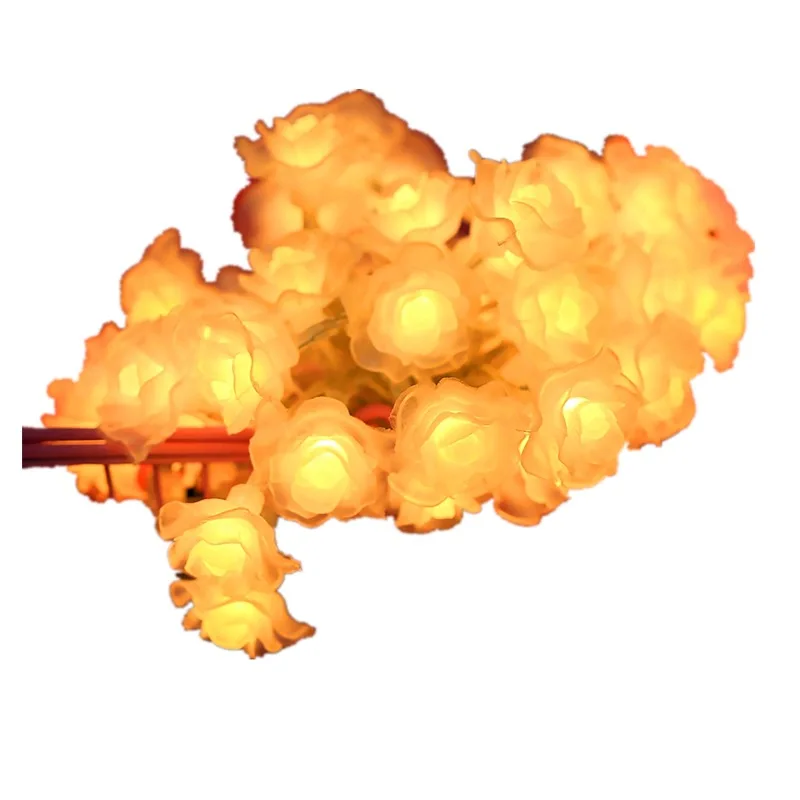 10/20/40 светодиодная гирлянда в виде розы праздничная сказосветильник светильник