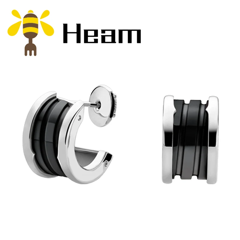 Heam,, высокое качество, серебро 925 пробы, болгарийские серьги для женщин, розовое золото, керамика, модное, роскошное ювелирное изделие, подарок для пары - Окраска металла: style 4
