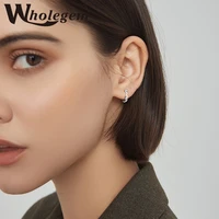 wholegem vintage small mobius stud earrings for women 2021 new craftsmanship piercing circle temperament jewelry free shipping
