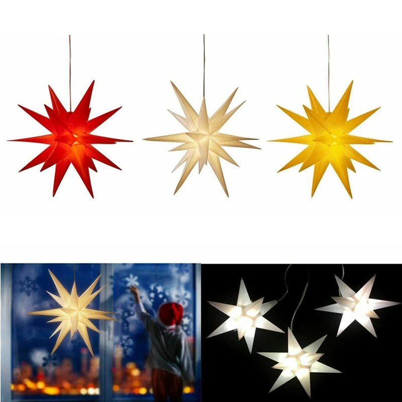 

3D Explosion Star Light 18-Triangle Foldable Lampshade Outdoor Waterproof Bar Stage Creative Christmas Decoracion Dropshipping