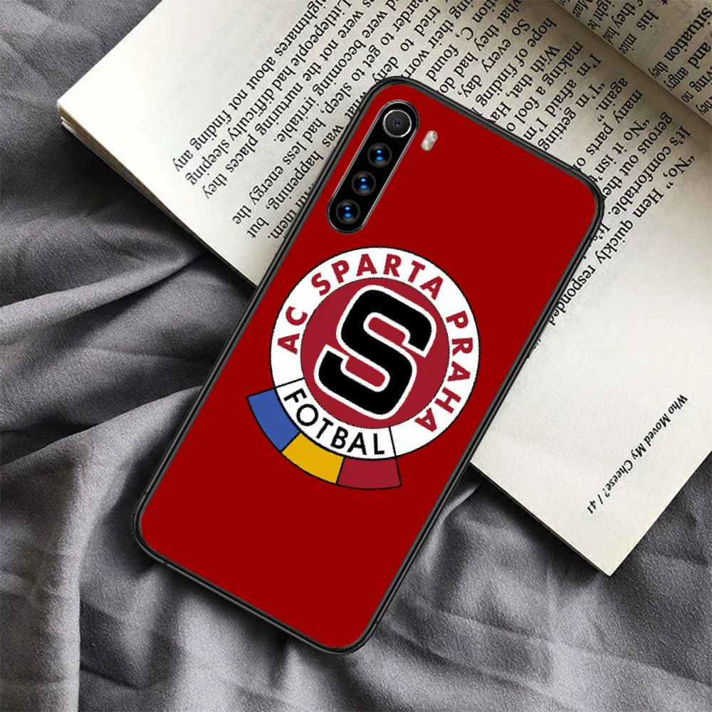

SPARTA PRAHA football Phone Case For Xiaomi Redmi Note 7 8 8T 9 9S 4X 7 7A 9A K30 Pro Ultra black Shell Luxury Prime Pretty Etui