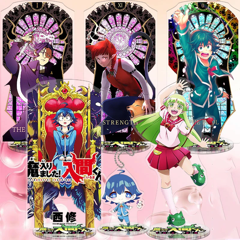 

Японское аниме Mairimashita! Подставка для косплея Iruma-kun Suzuki Iruma, Шарм-фигурка, дека, декоративная модель, пластина, дисплей, акриловая игрушка-брелок