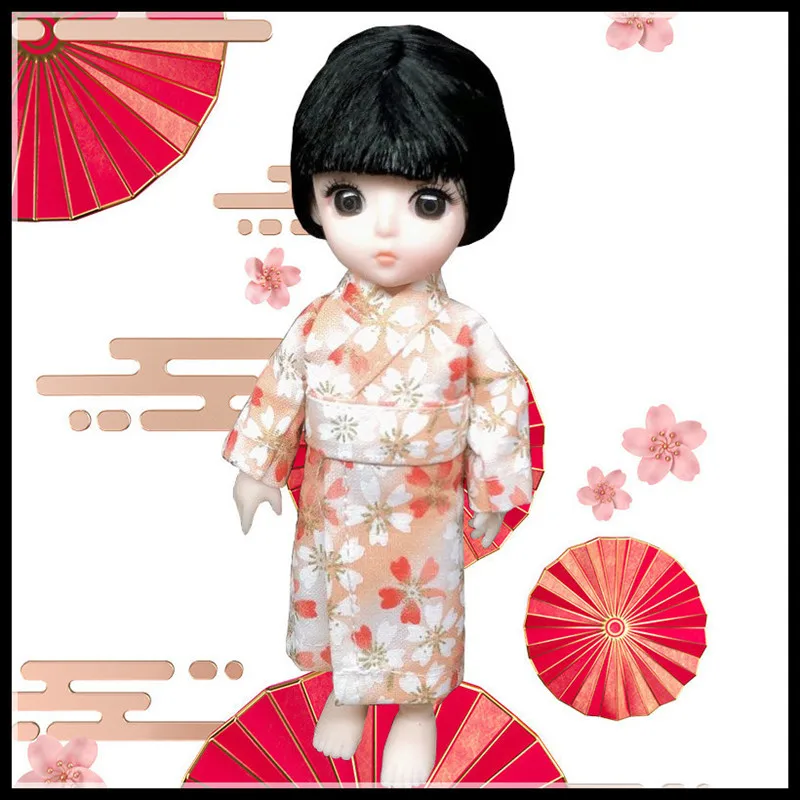 Новинка 1/12 аксессуары для кукольной одежды 16 см BJD кукла китайский костюм