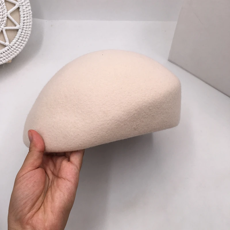 Шерстяная шапка берет Кепка художник женская шляпа поля геометрические