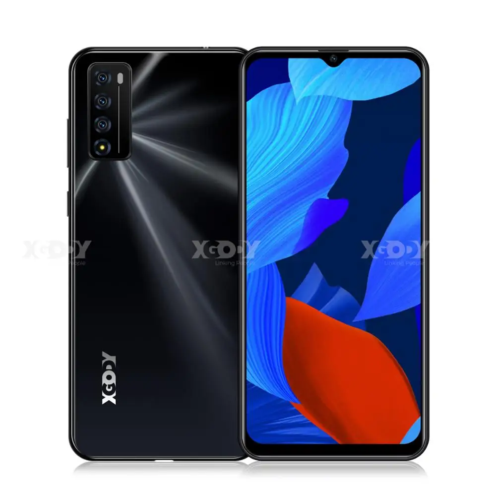 Смартфон XGODY Android 10 0 2 Гб + 16 ГБ экран 6 дюйма 19:9 HD четырехъядерный процессор MTK6737 3000