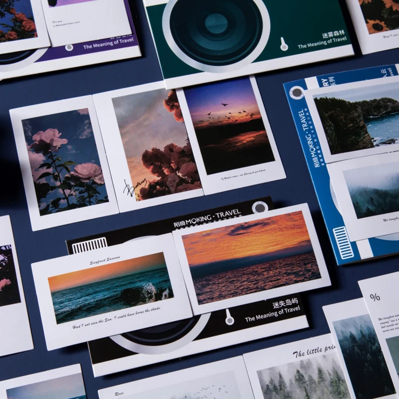 VanYi 30 шт. креативный чехол для камеры с изображением дальнего пейзажа