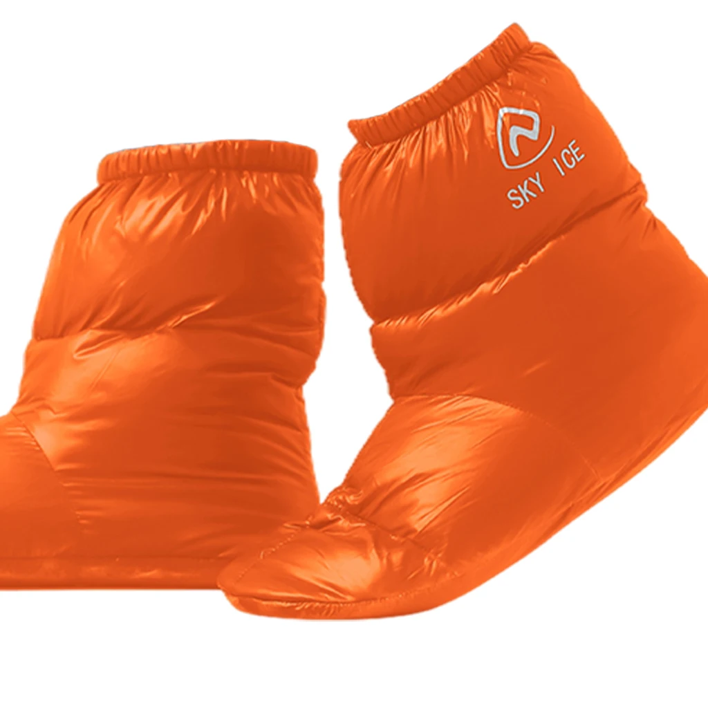 Зимние ботинки на утином пуху носки уличная палатка для кемпинга теплые мягкие