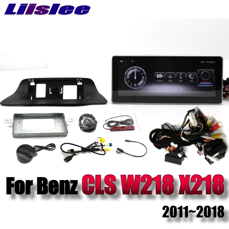 Автомобильный мультимедийный плеер Liislee NAVI CarPlay для Mercedes Benz MB CLS Class W218 X218 2011 ~ 2019