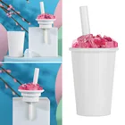 6 мл Новинка Бутылка для напитков контейнеры бальзам для губ бутылку порошок Кепки пустой тюбик губной помады Пластик прозрачный блеск для губ упаковка для косметики