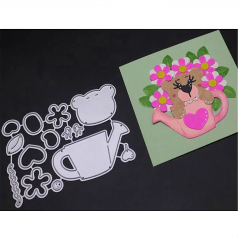 YINISE металлические режущие штампы для трафареты скрапбукинга полива собак DIY