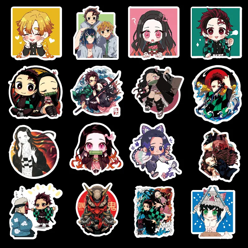 Наклейки на автомобиль рассекающий демонов 50 шт.|Игровые фигурки и трансформеры|