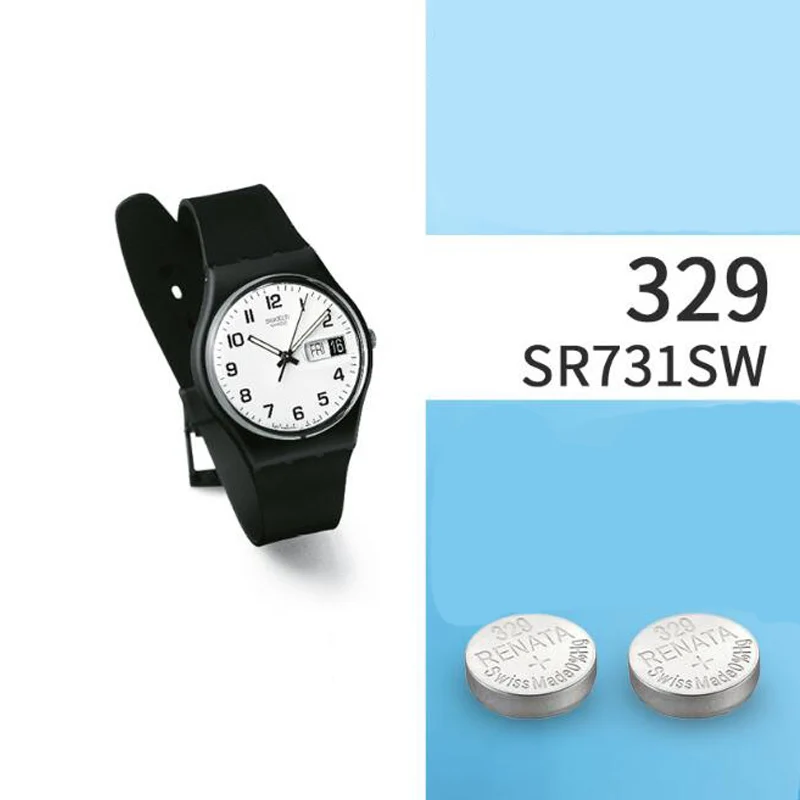 2 шт./лот Renata 329 100% оригинальный фирменный Новый аккумулятор для часов с оксидом