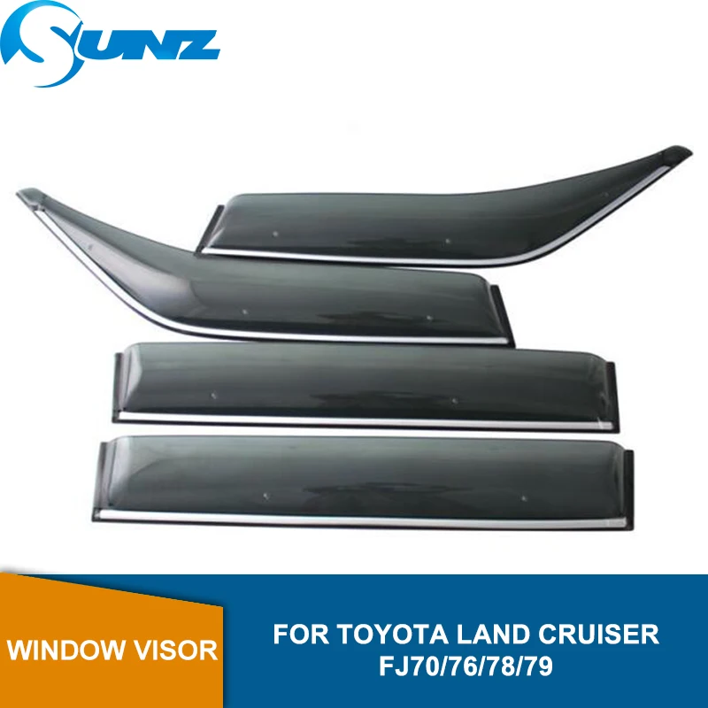 Дым боковое окно отражатель козырек для Toyota Land cruiser Prado FJ70/FJ76/FJ78/FJ79 1990 1991 1992 1993 1994 1995