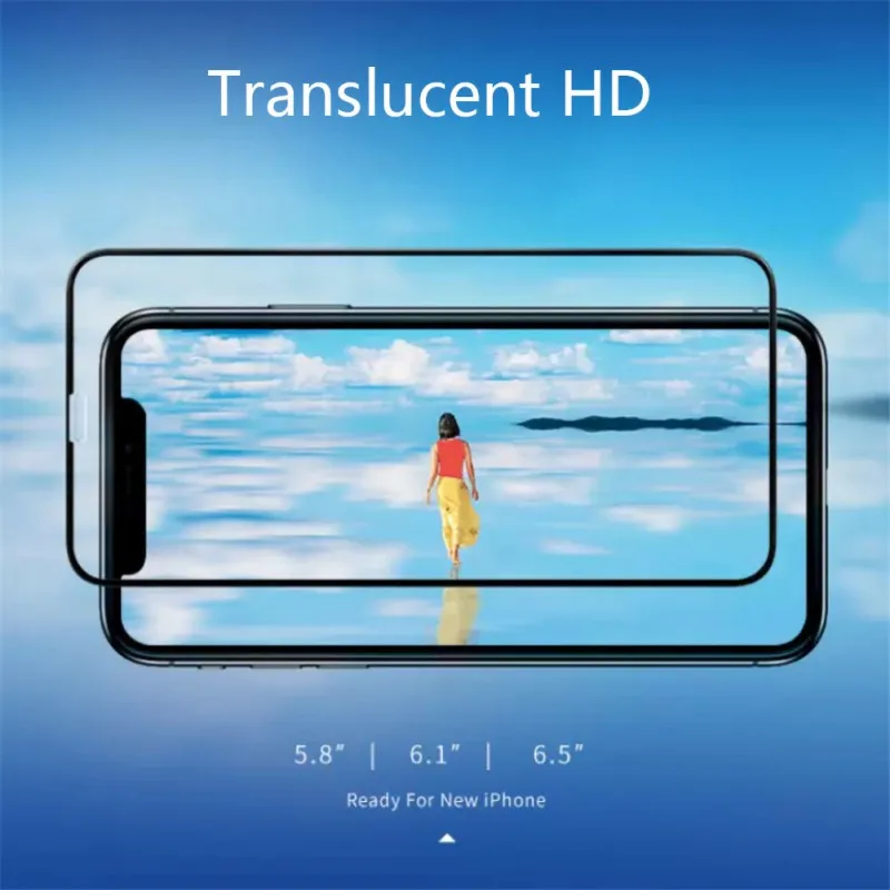 Полное покрытие закаленное стекло против отпечатков пальцев HD Высокое качество