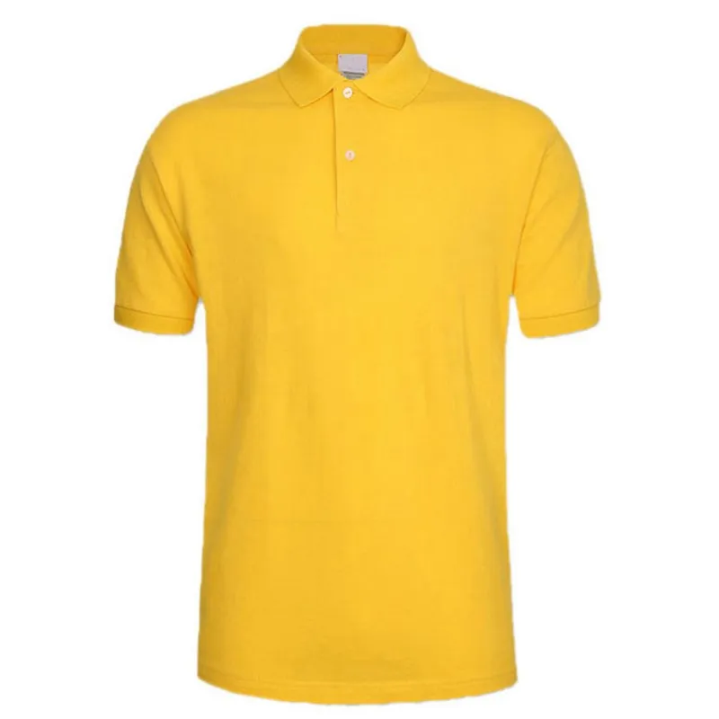 

2021 New Casual Men's Summer Polo Shirt Brand Fashion Business Cotton Short Sleeve Polo Shirt Men's Pure Gold Tennis Polo Large
