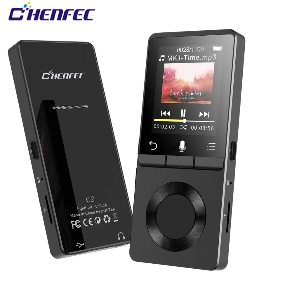 Mp3-плеер с Bluetooth, встроенный динамик, металлический музыкальный плеер без потерь с fm-радио, электронная книга для Walkman с поддержкой tf-карты до 128 ГБ