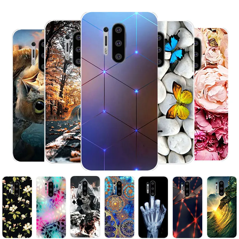 Для Oneplus 8 Pro Чехол OnePlus 8T силиконовый чехол ТПУ Мягкая задняя крышка для телефона