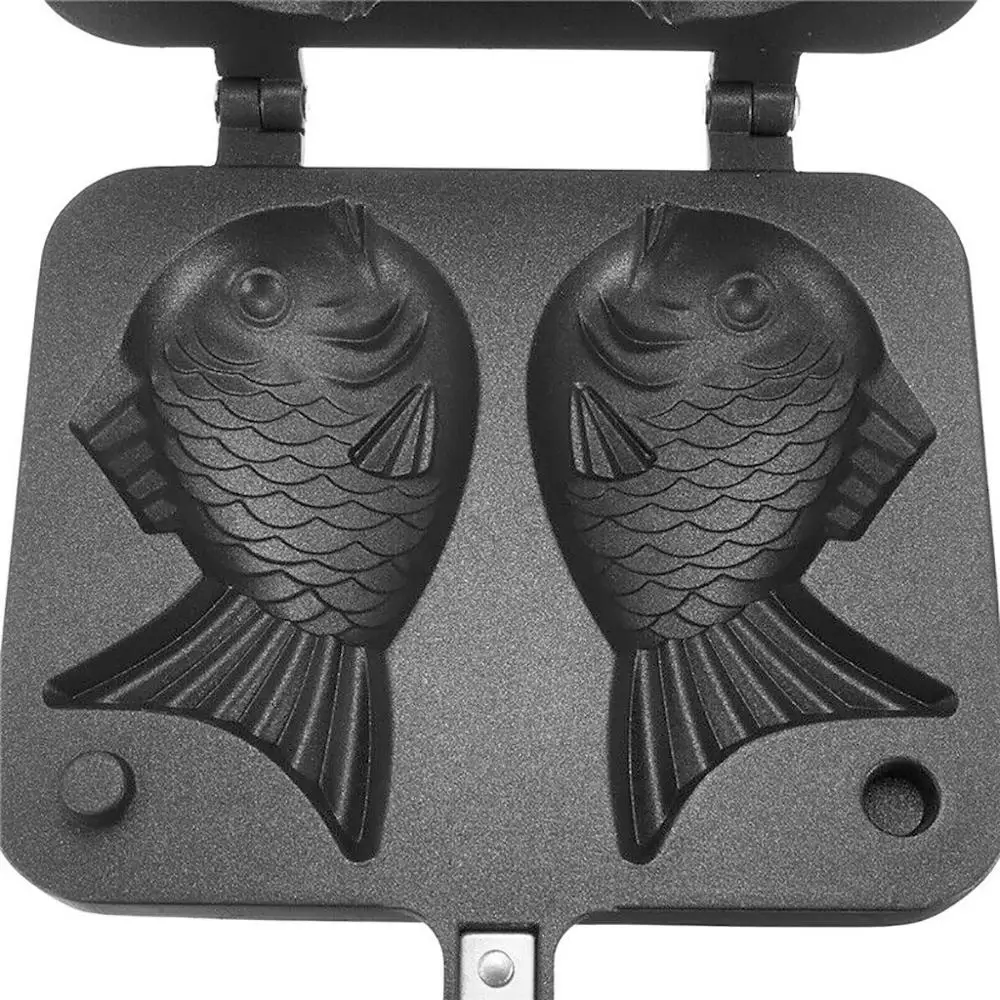 Креативная подставка для торта в форме двойной рыбы горячий десерт вафельница