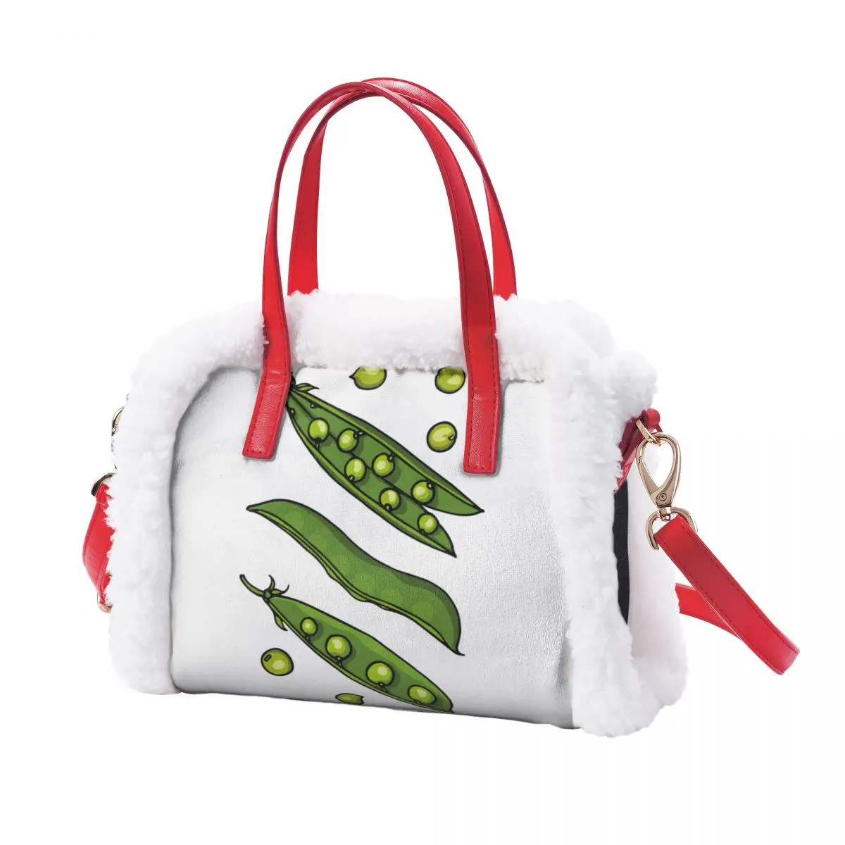 

Green Pea Pods Shoulder Bags And Handbag Women Clutch Bags Ladies Hand Bag