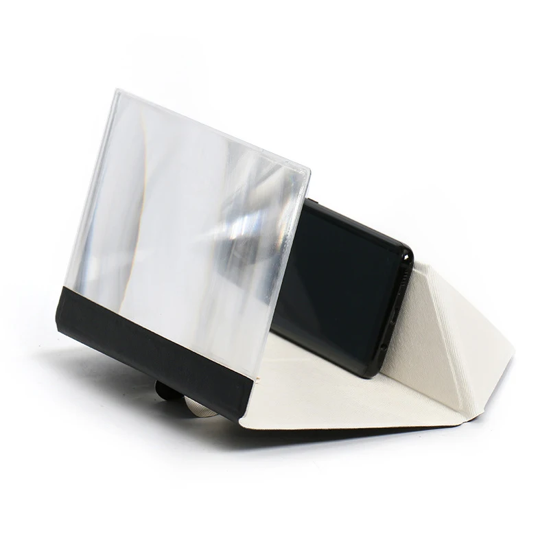 

8 Inch Leather Phone Screen Eye Protection HD Amplifier Home Creative Folding Mobile Phone Holder Mobile Phone Accessories