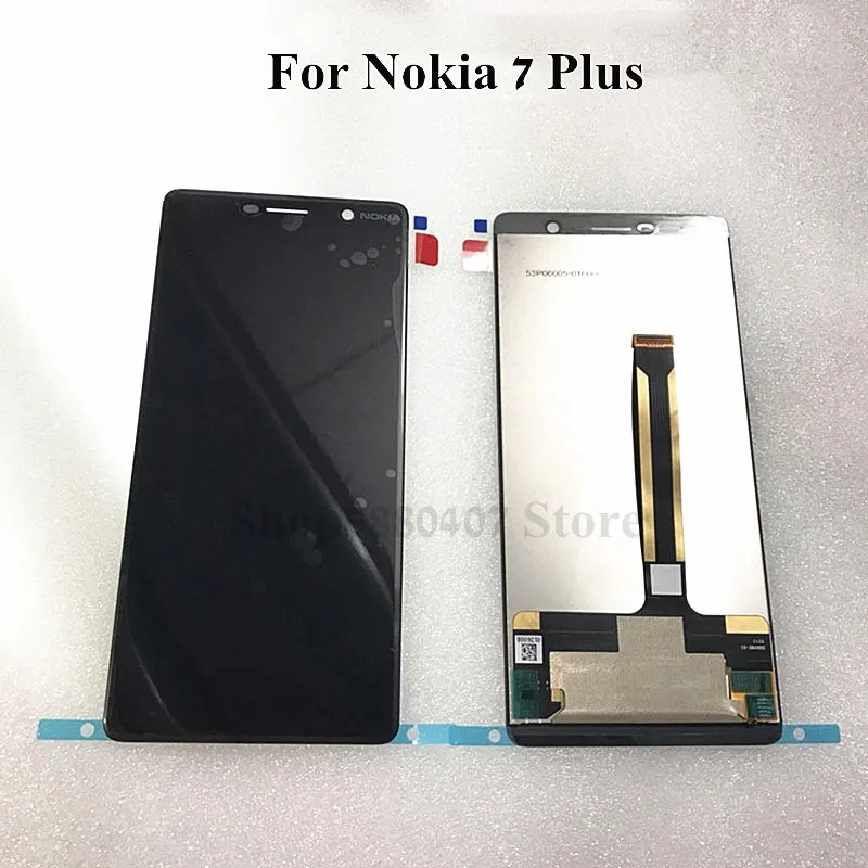 

100% Original LCD Screen Flex cable For Nokia 7 plus 7P TA-1062 Data display LCD Touch screen Replacement parts