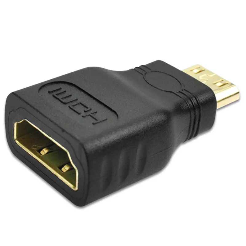 Мини HDMI к адаптер позолоченный Мужской женскому 1 4 3D удлинитель 1080P конвертер для
