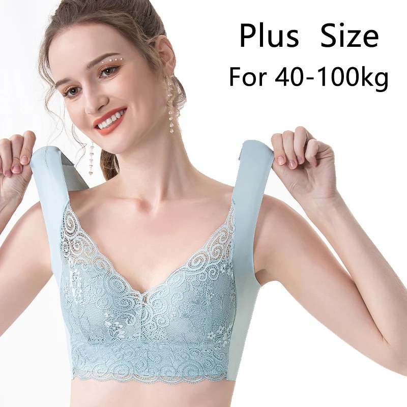 

Plus size Women Bras Wireless Cotton Bras For Women Underwear BH Push Up Female Seamless Bralette Breast With Pad Vest Top Bra