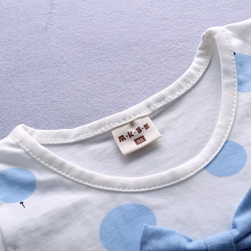 Костюм одежды с бантом украшенный милым принтом свитшот футболка + пятиконечные