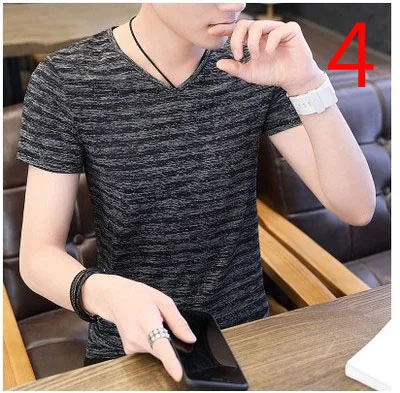 

Men's Men's Lapel Loose Business Mercerized Cotton Summer Short Sleeve T-Shirtgh