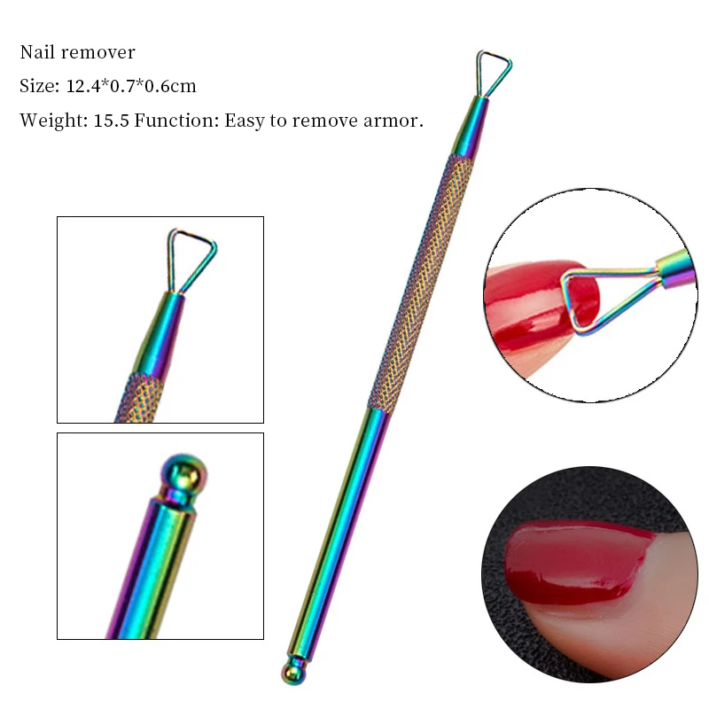 

6PCS Cuticle Nippers Pusher Manicure Tools Set, Cuticle Remover Trimmer Cutters Tool Nail Art Kit