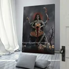 Картина на холсте Maa Kali Rudra Roop, Настенная картина, плакаты, портреты, принты для гостиной, домашний декор
