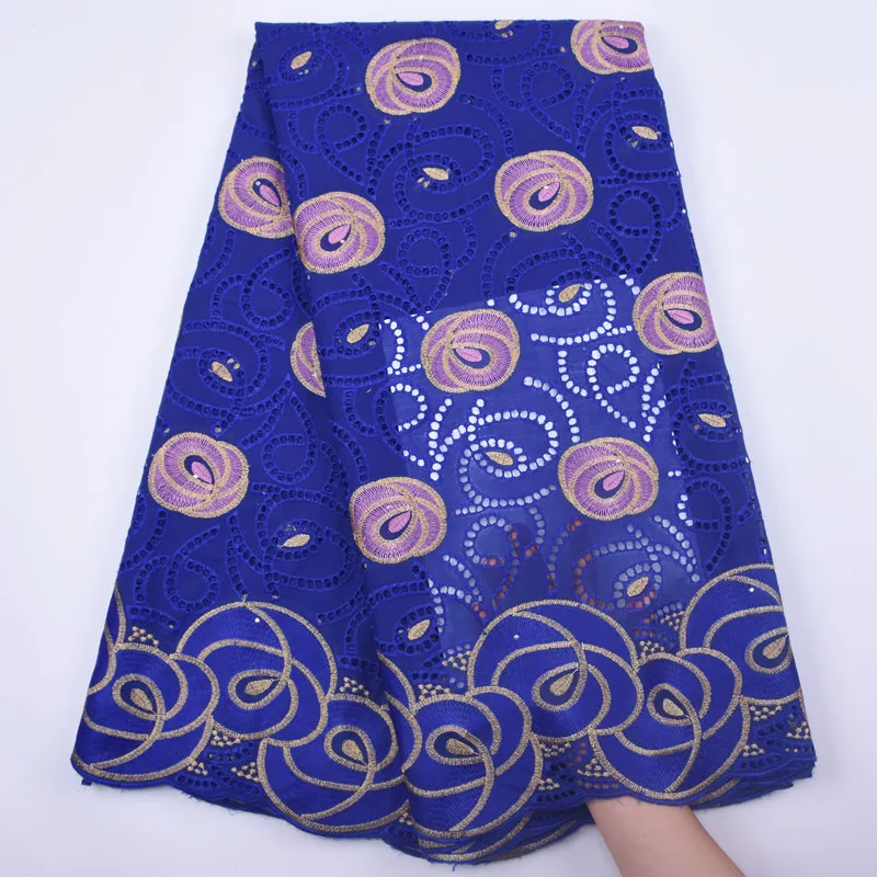 

African Cotton Swiss Voile Lace Fabric Stones 2019 High Quality Lace Swiss Voile Lace In Switzerland African Lace Fabric Y1856