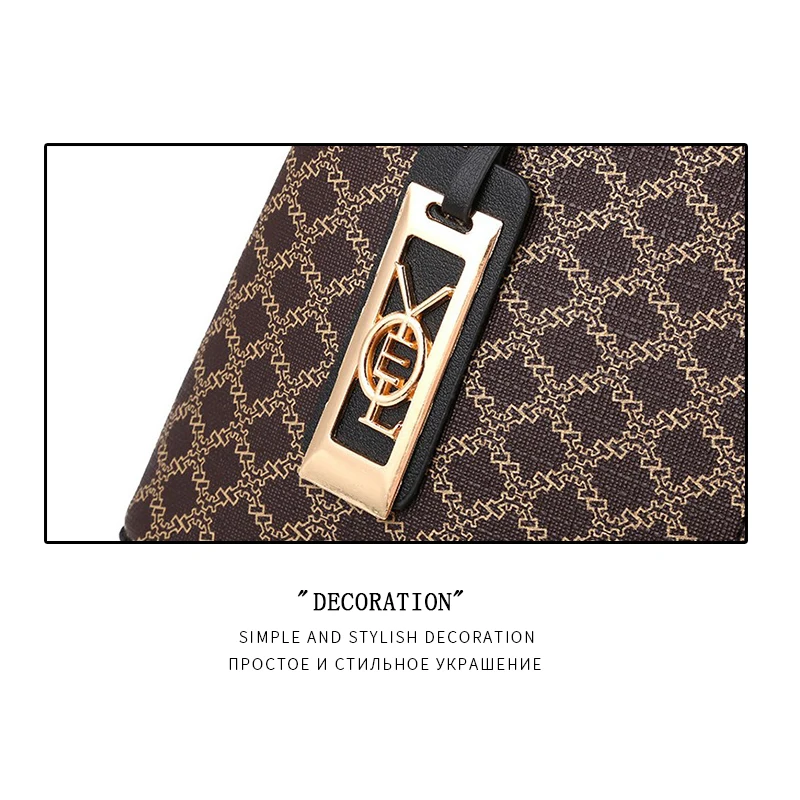 

Luxury Designer Vintage Printed Handbag Women's Bag Sac De Luxe Femme High Capacity Shoulder Messenger Bag Bolsas Femininas Bara